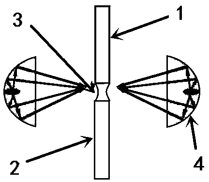 Rare earth orthoferrite monocrystal growth method and application