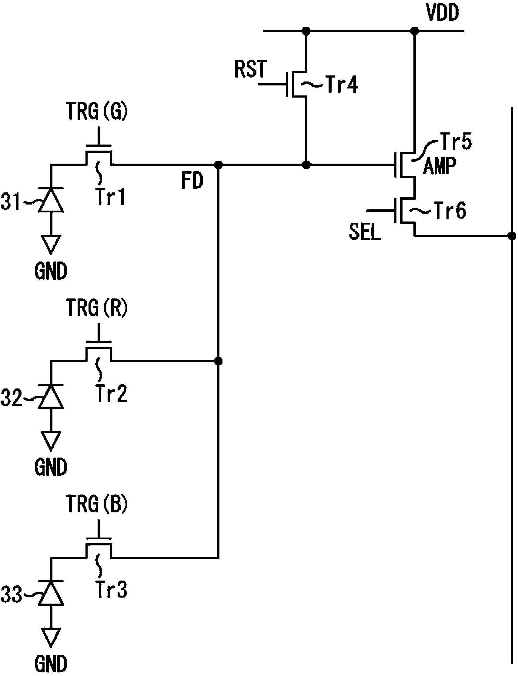 Solid-state imaging device, method for controlling the same and electronic apparatus