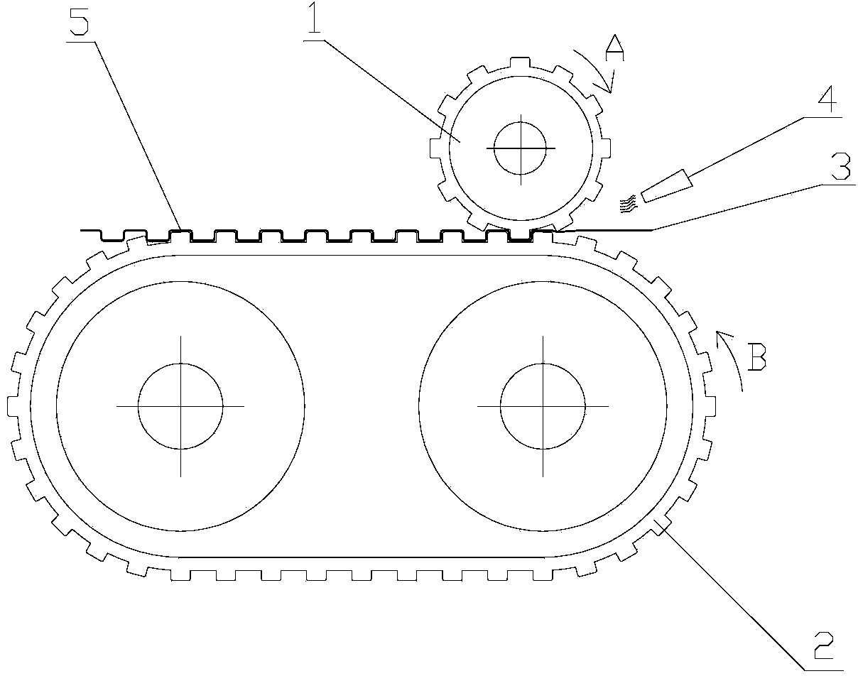 Polarizing LED (Light-Emitting Diode) display screen based on polarizing film and method for forming polarizing film