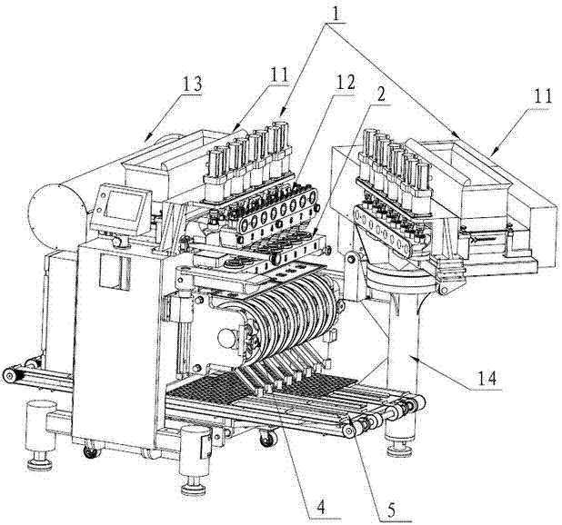 Round food forming machine