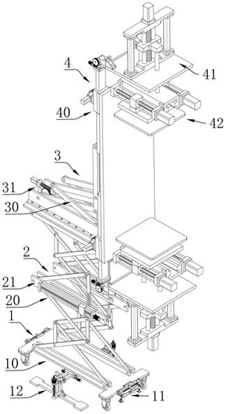 Adjusting equipment for assembling high-low voltage control cabinet