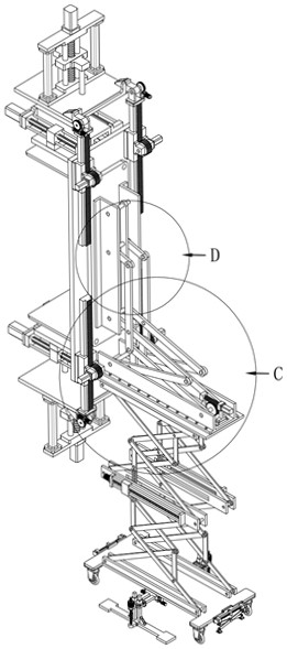 Adjusting equipment for assembling high-low voltage control cabinet