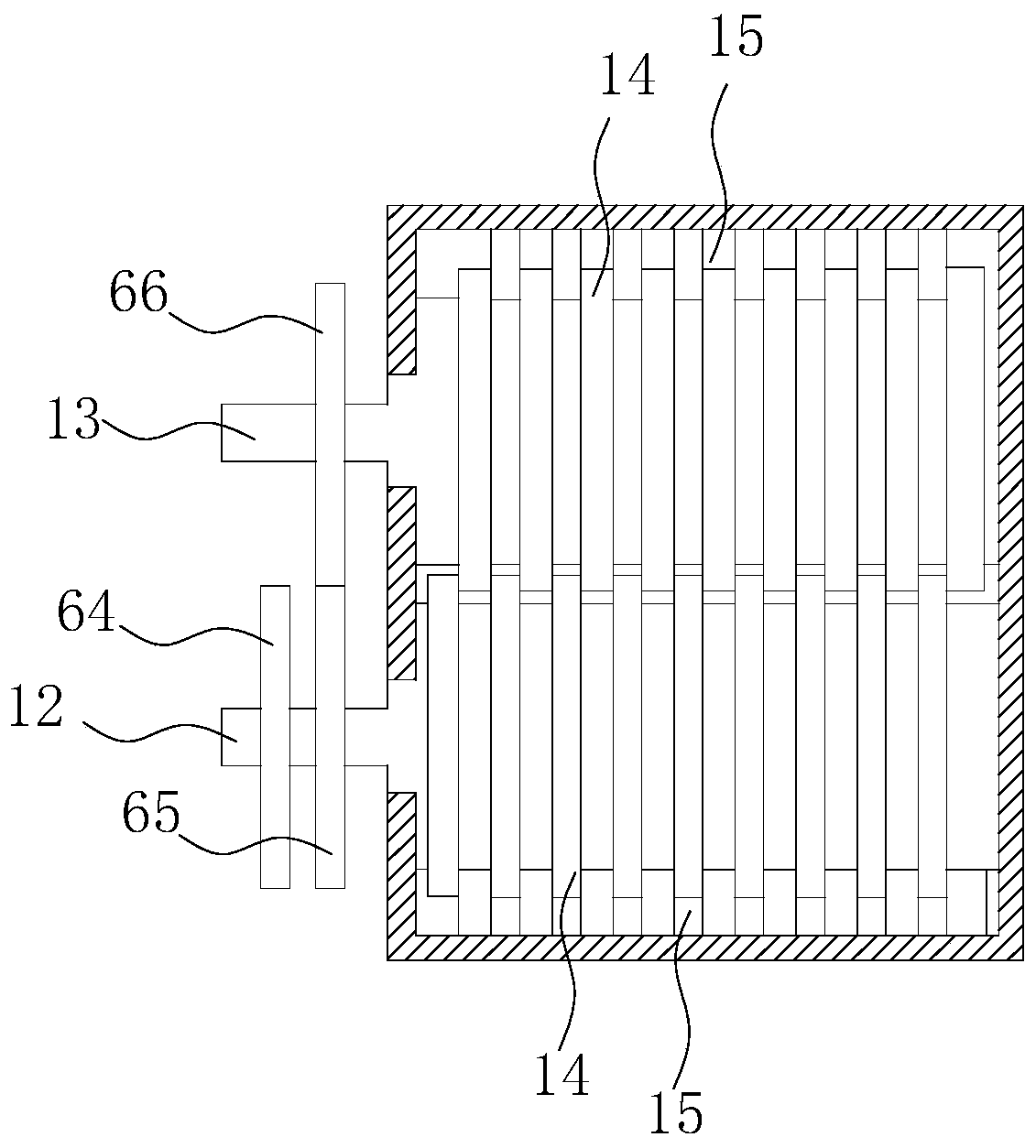 Medical plastic garbage efficient processing device