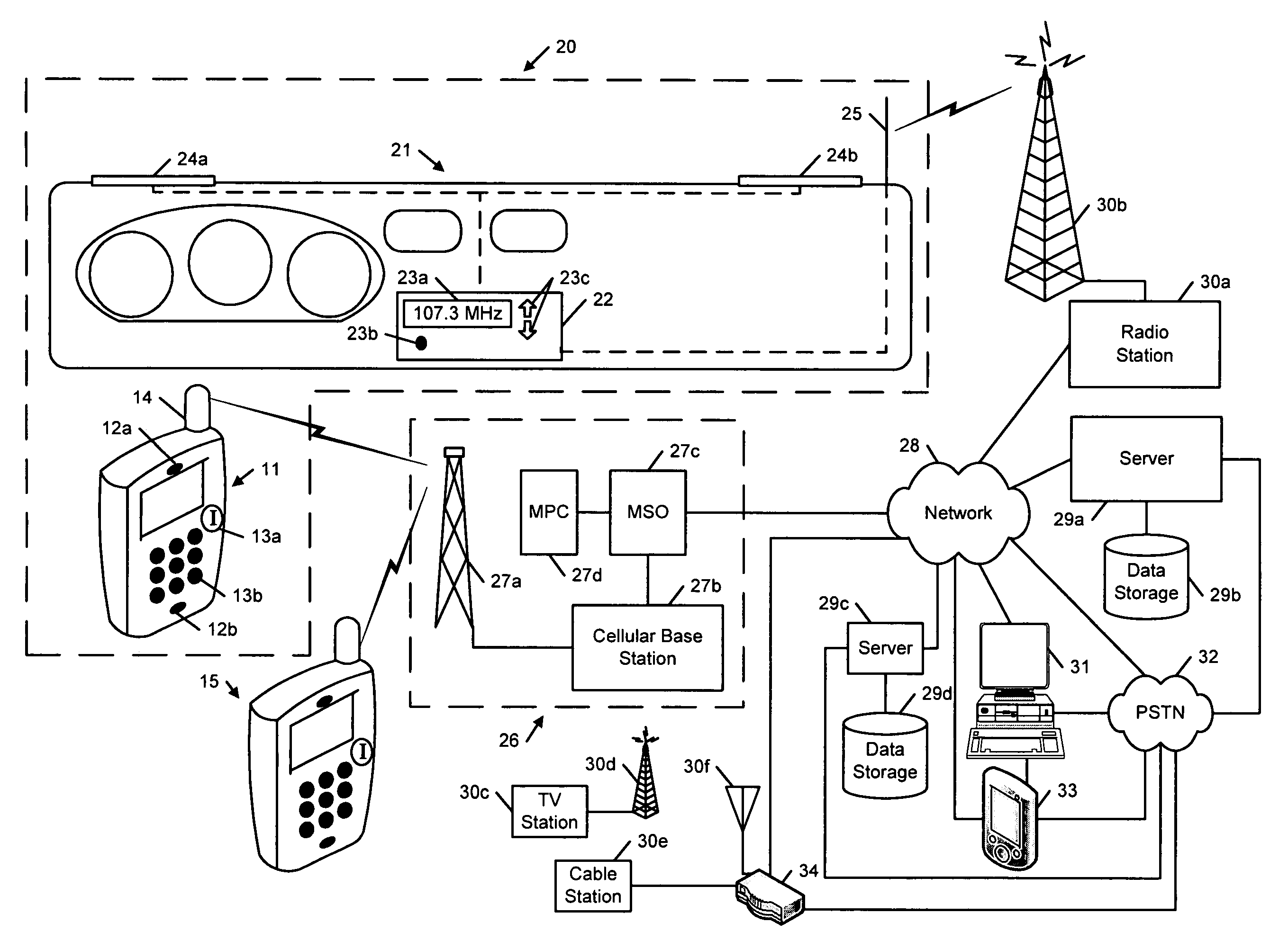 Providing alternative programming on a radio in response to user input