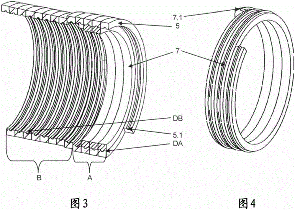 Actuator With Friction Device Using Loop Spring Element