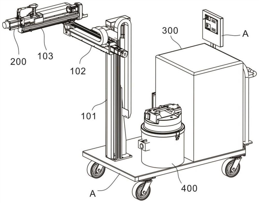 Novel roller pass laser grinding device and operation method thereof