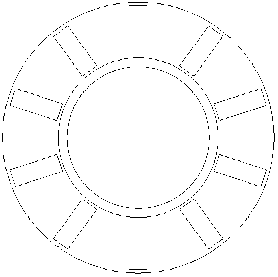 Pole-following rotor of rotary motor