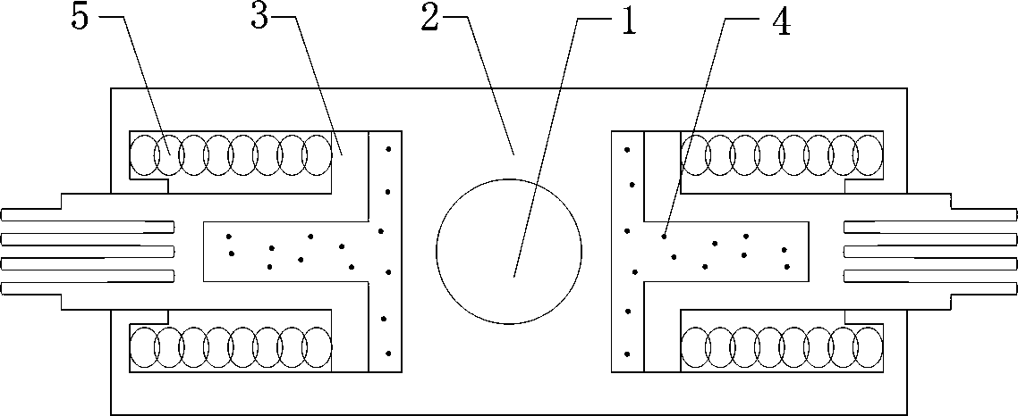 Automatic retractable heat dissipation frame of electric soldering iron