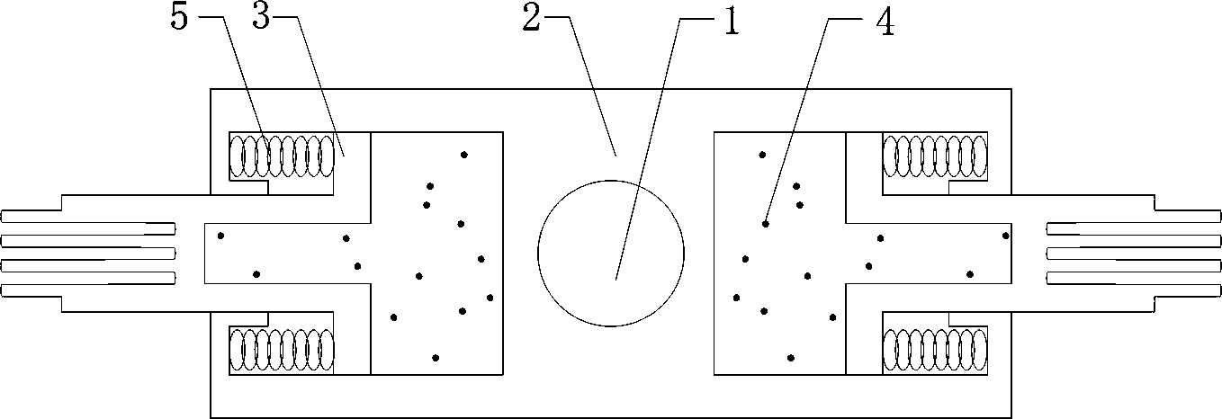 Automatic retractable heat dissipation frame of electric soldering iron