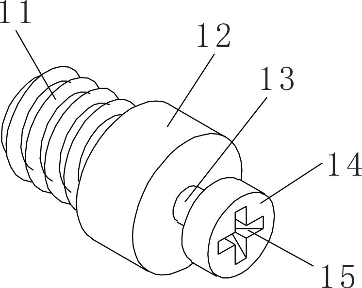 Hidden connecting piece and drill bit matched with connecting piece for use