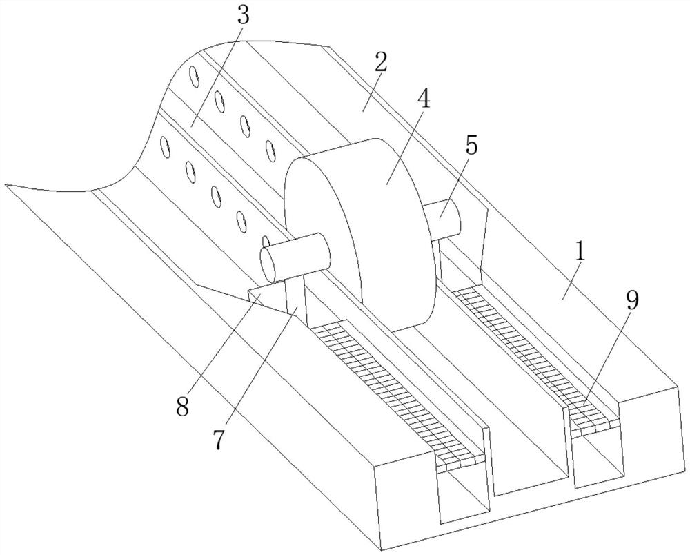 Stable type correcting groove for sliding door