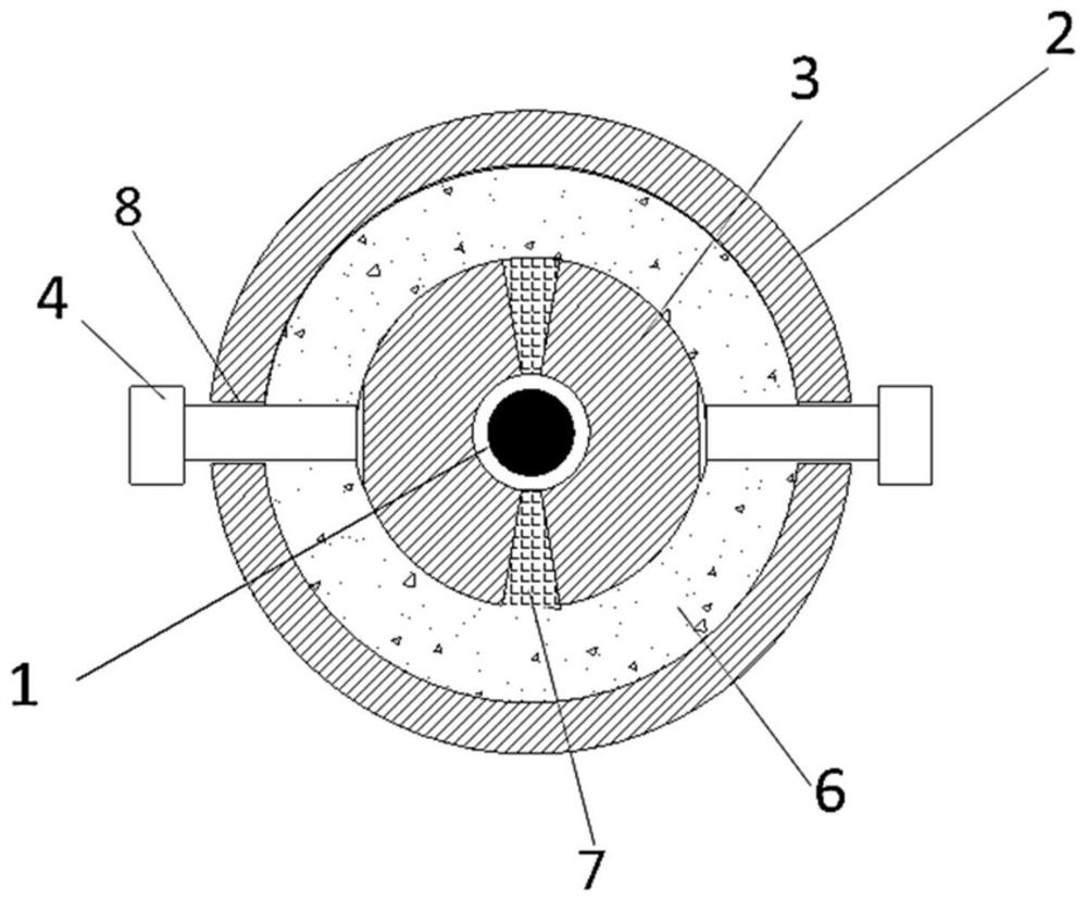 Energy consumption connecting joint of shear wall