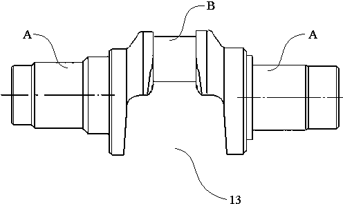 Slider-crank material penetrating mechanism installed in same plane