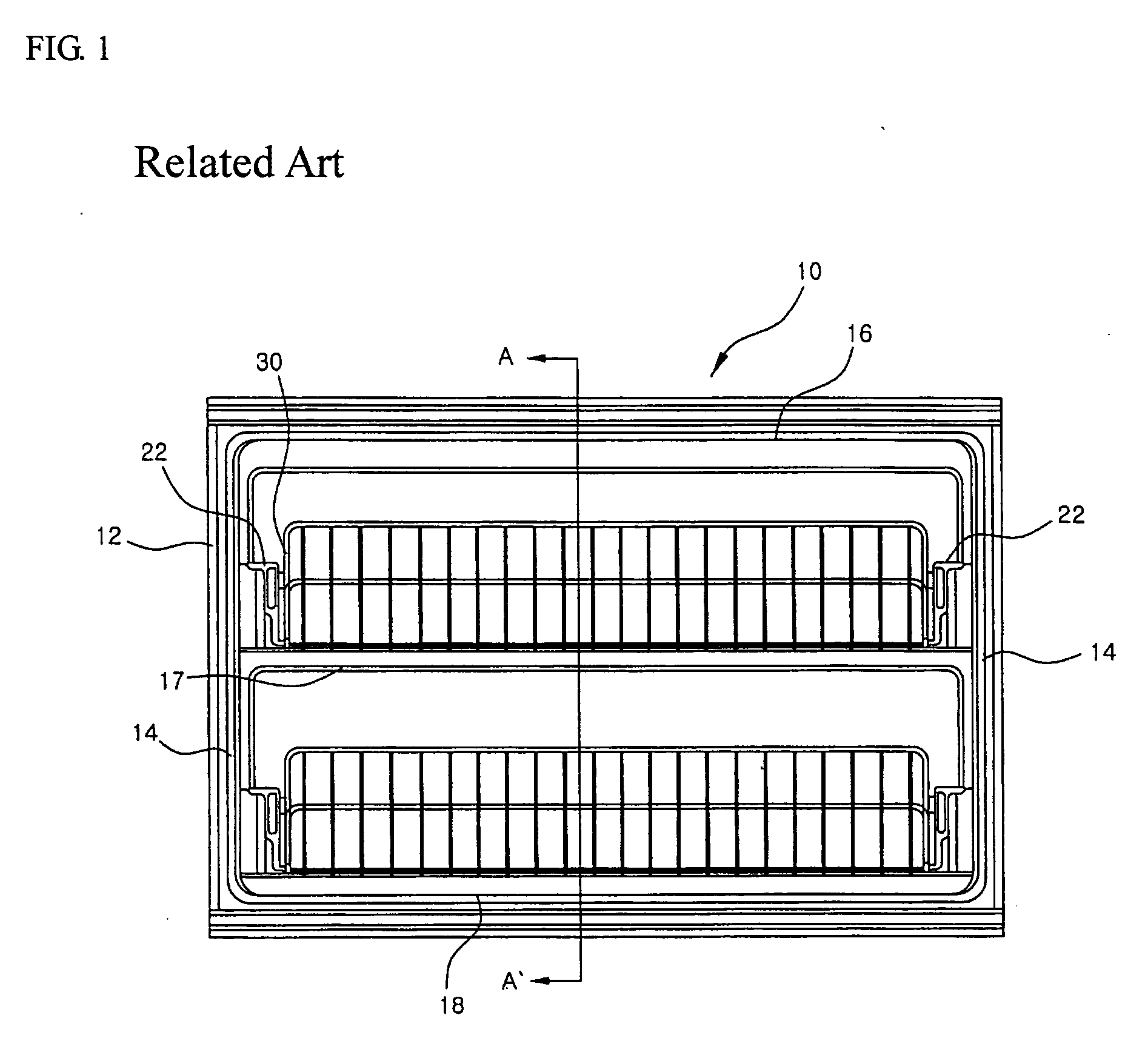 Door basket refrigerator