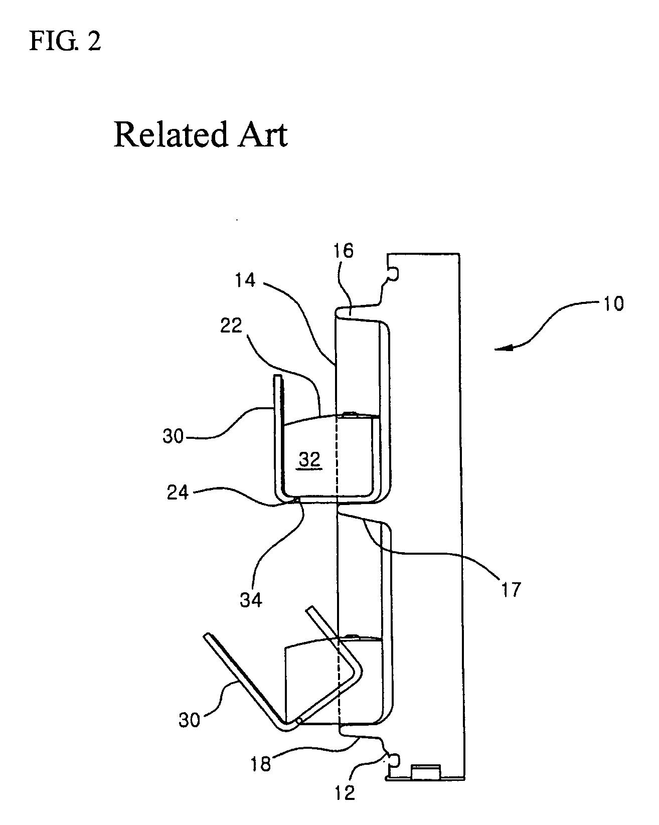 Door basket refrigerator