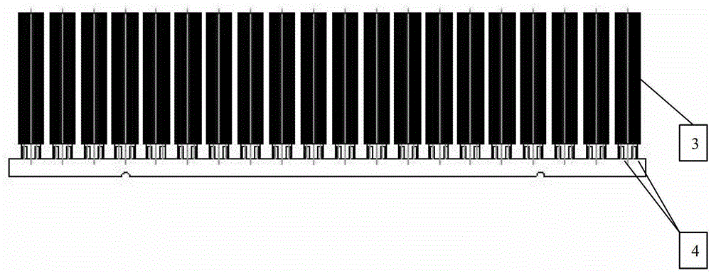 Integrally gummed electronic circuit module for electronic detonator and process method thereof