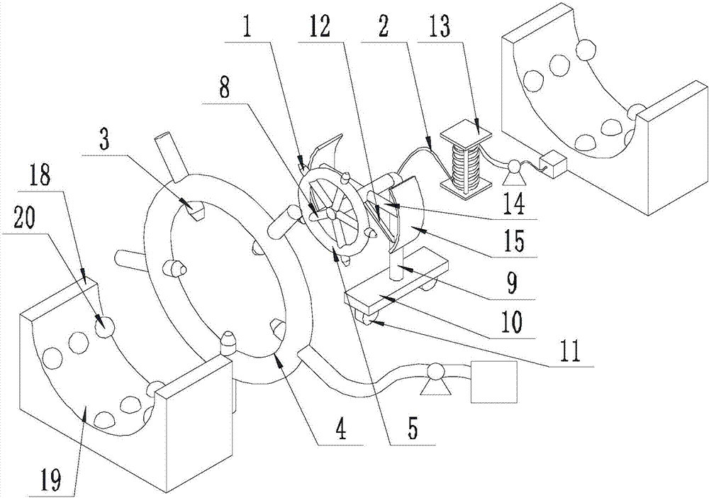 Coating device for spraying for petroleum casing pipe