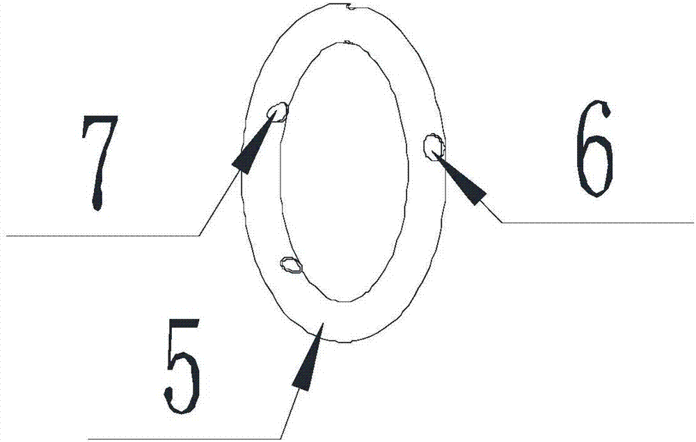 Coating device for spraying for petroleum casing pipe