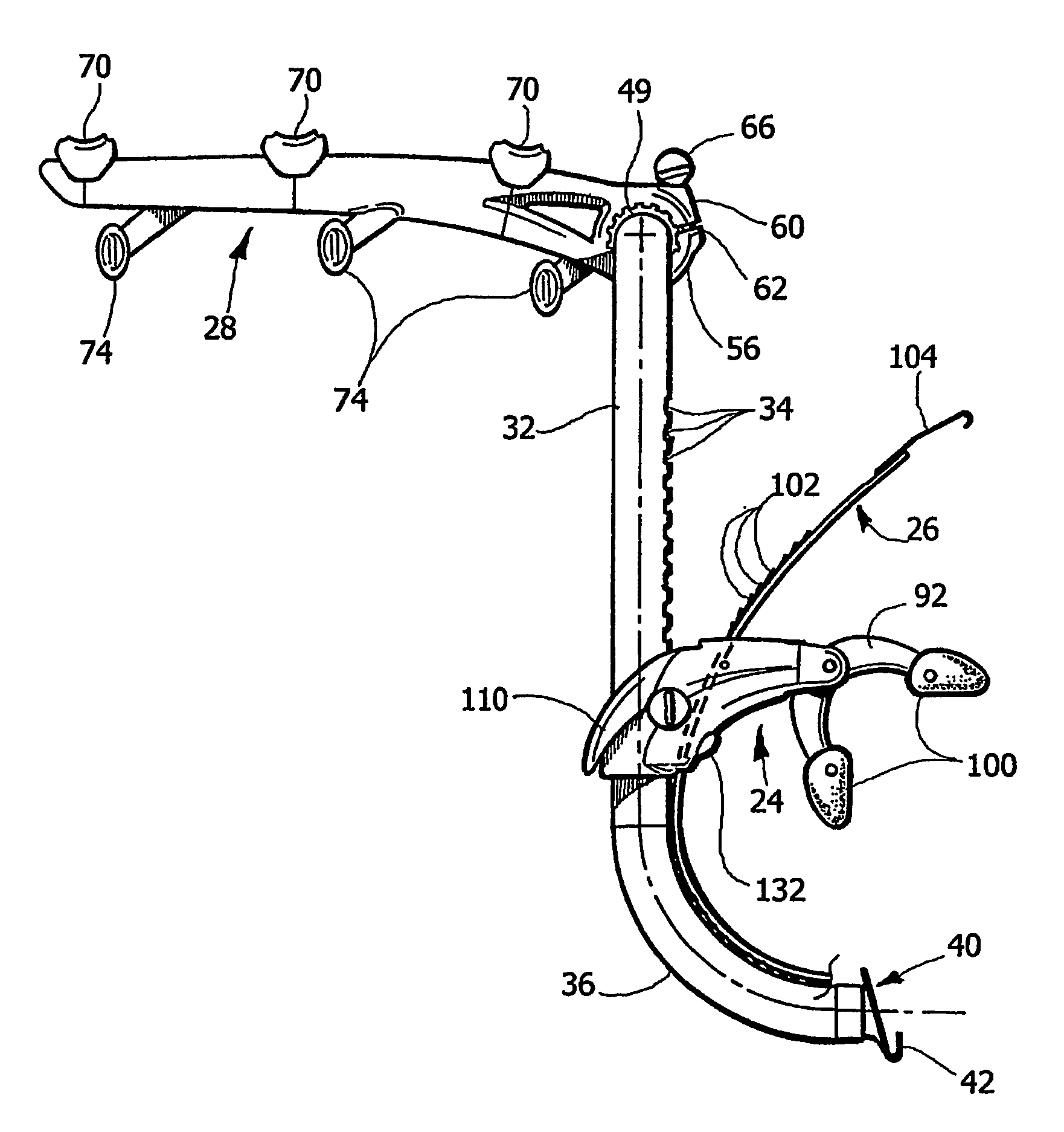 Vehicle-mounted equipment carrier