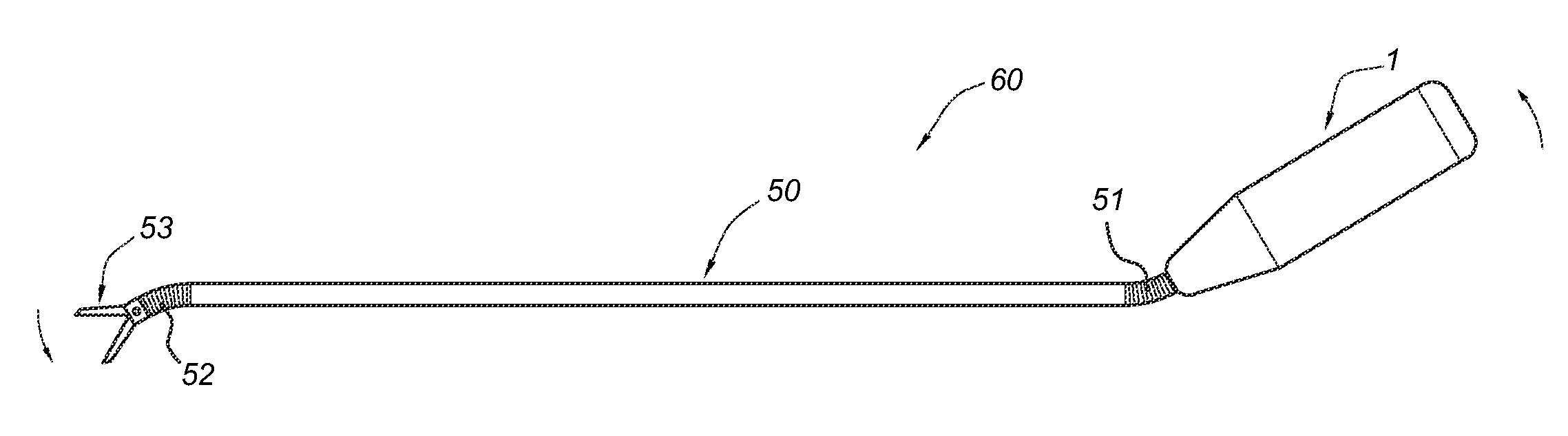 Handle for controlling instruments, endoscopic instrument comprising such a handle, and an assembly