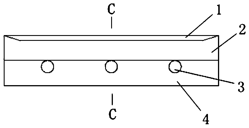 Dustproof self-cleaning combined self-draining water permeable brick