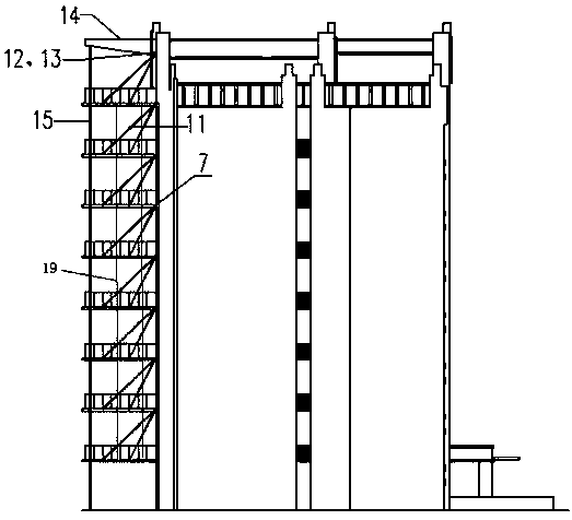 Green balcony for multi-floor residence