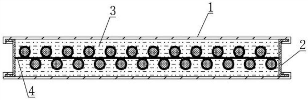 Fireproof color steel sandwich panel and preparation method thereof