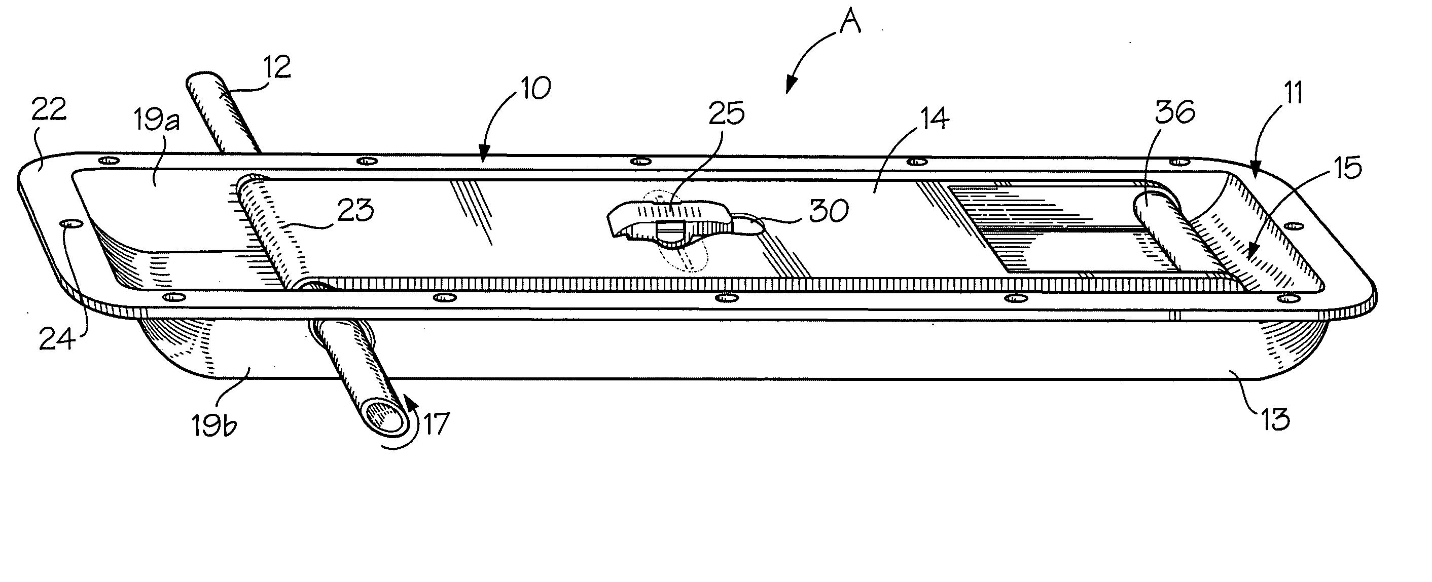 Weather resistant latch handle assembly