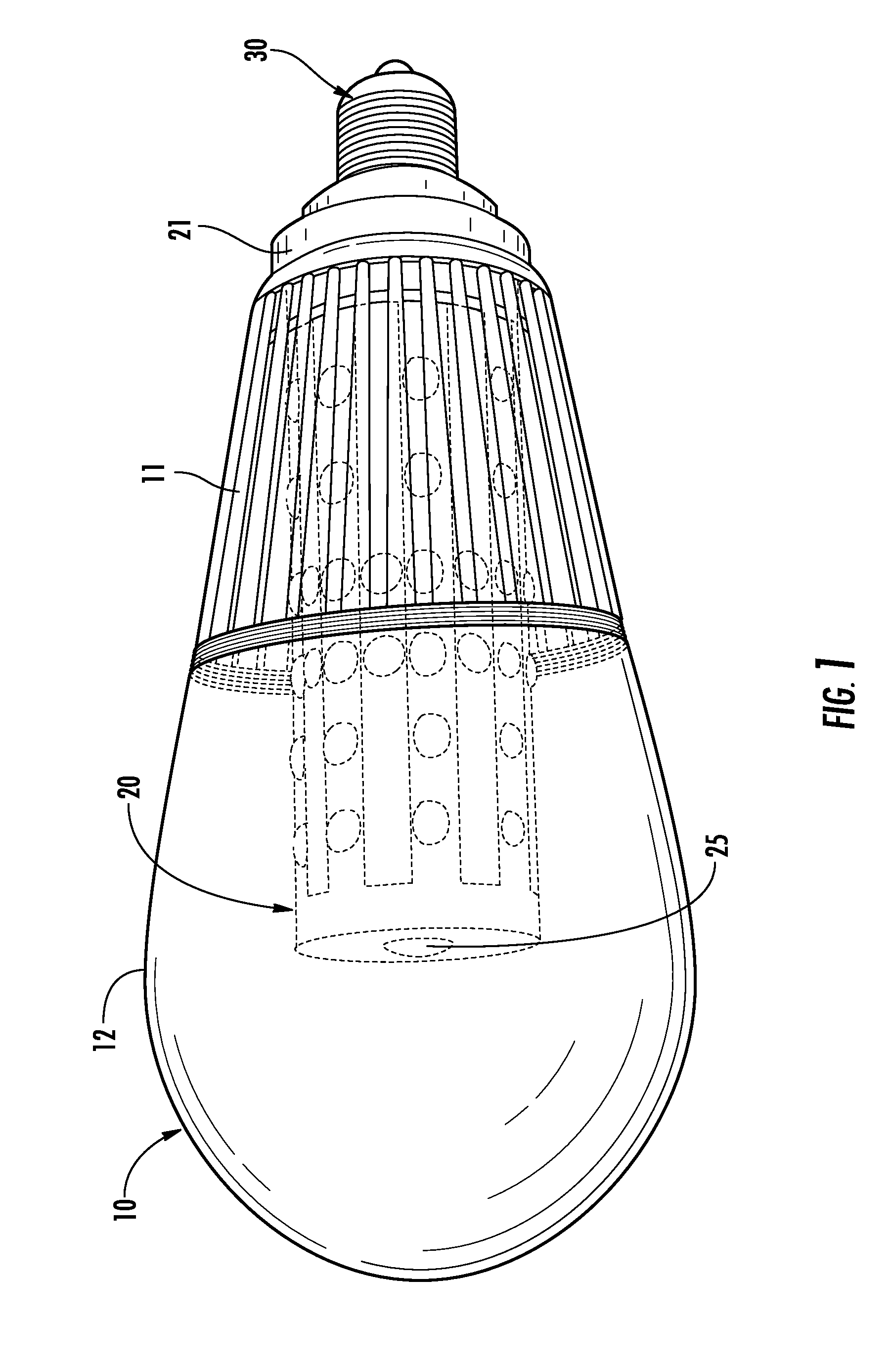 LED Light Bulb with Battery Backup and Remote Operation