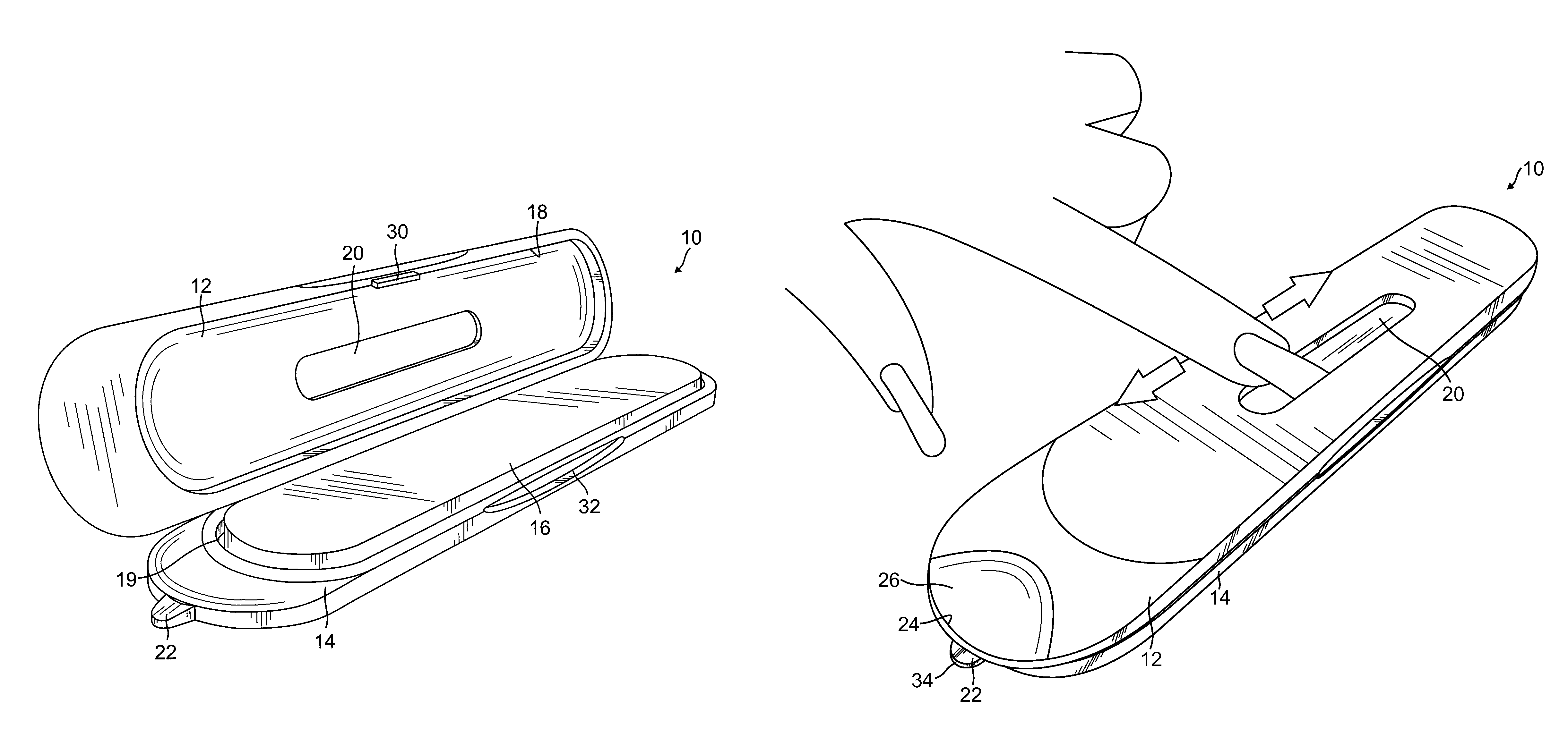 Nail file case with integrated features