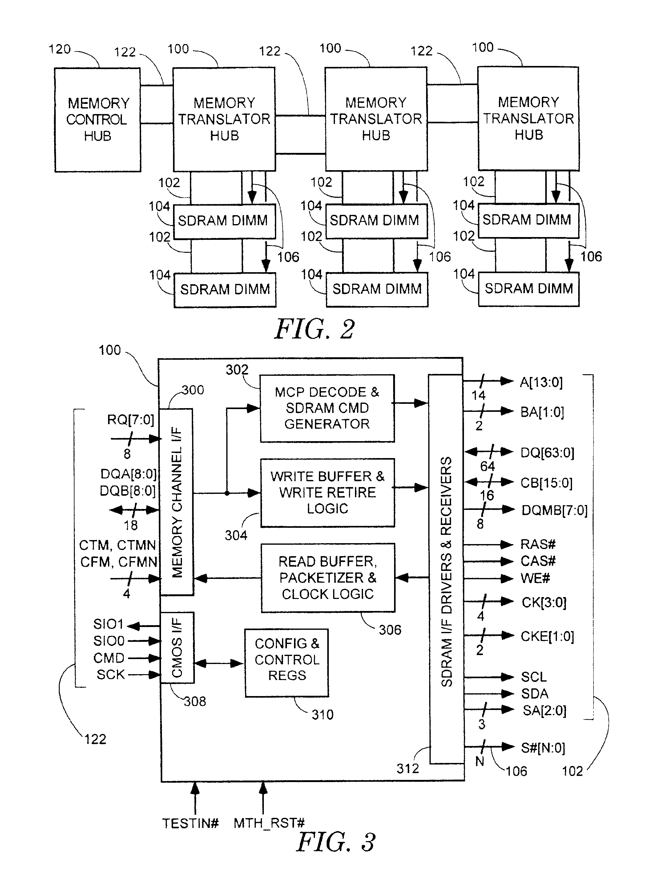 Method and apparatus for supporting SDRAM memory