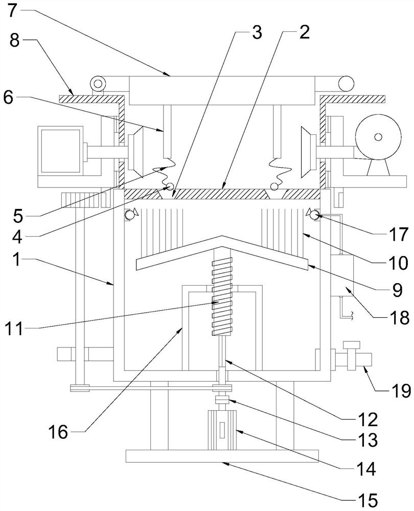 A kind of badminton automatic cleaning device