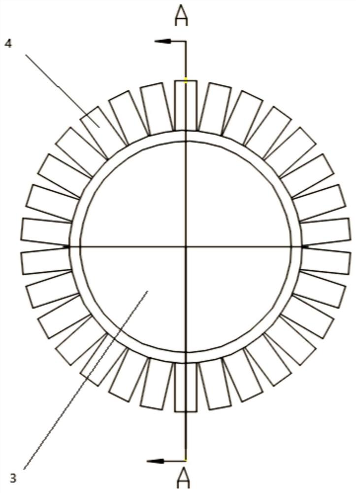 Carcass barrel forming device and carcass barrel forming process for aviation radial tires