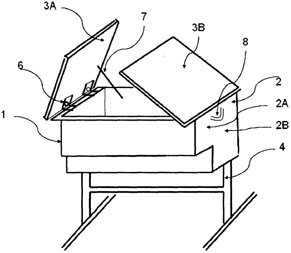 Left-right dual-cover safe school table