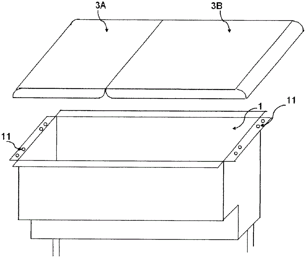 Left-right dual-cover safe school table