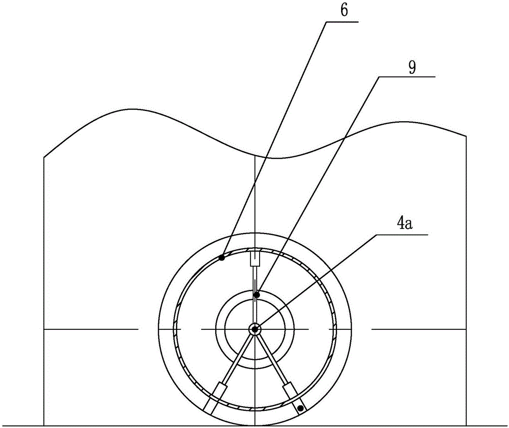 Large-diameter pipeline installation device and pipeline installation method utilizing same