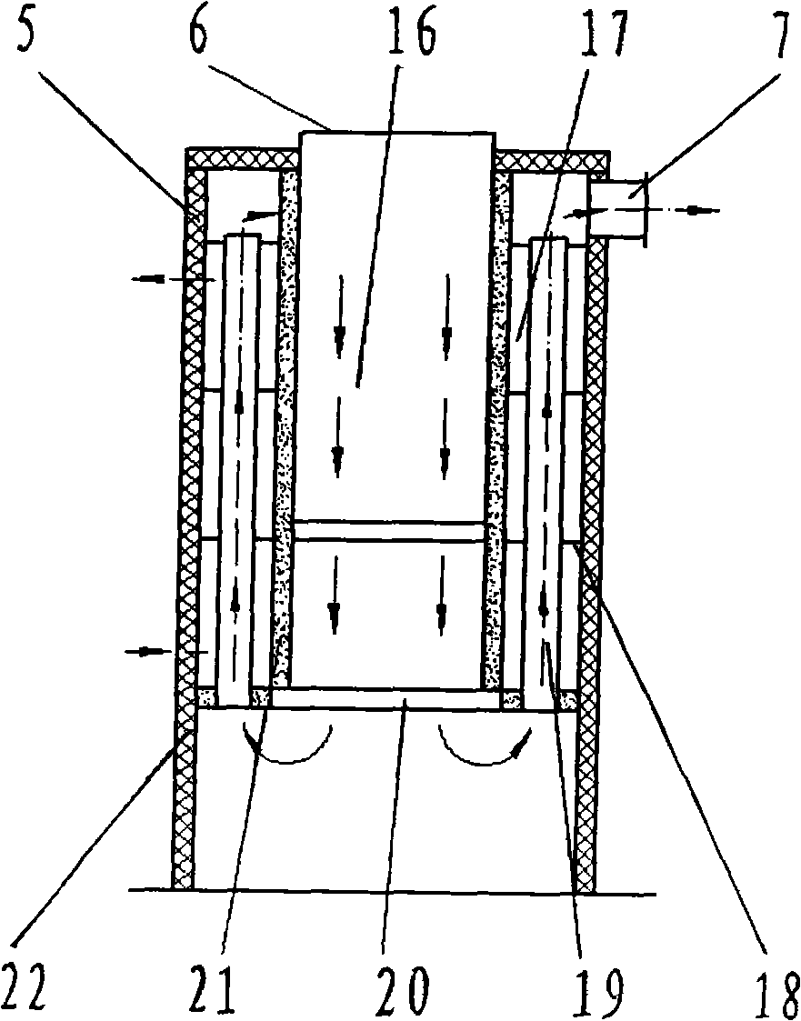 Wood high-heat treatment device and technological process thereof