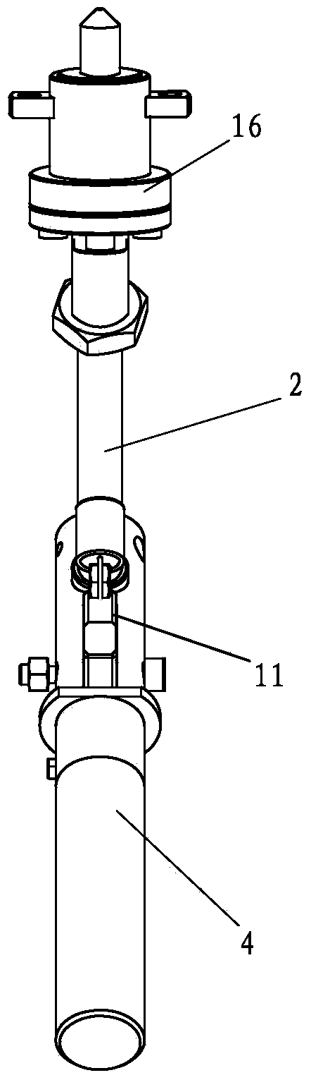 Glue nail installing device of automotive chassis plate