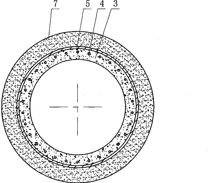 Steel sleeve reinforced concrete pipe