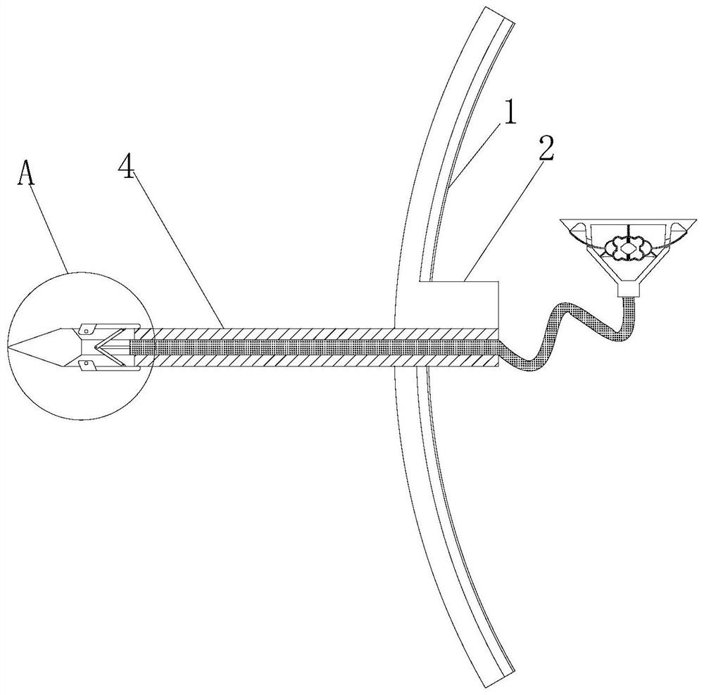 A river slope protection device for water conservancy projects