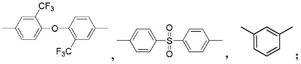 High-temperature-resistant easy-to-process thermoplastic transparent polyimide resin material with low thermal expansion coefficient and preparation method thereof