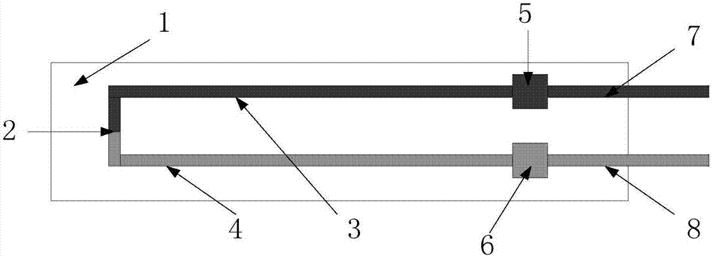 Sheet-like thin film thermocouple for measuring surface transient temperature