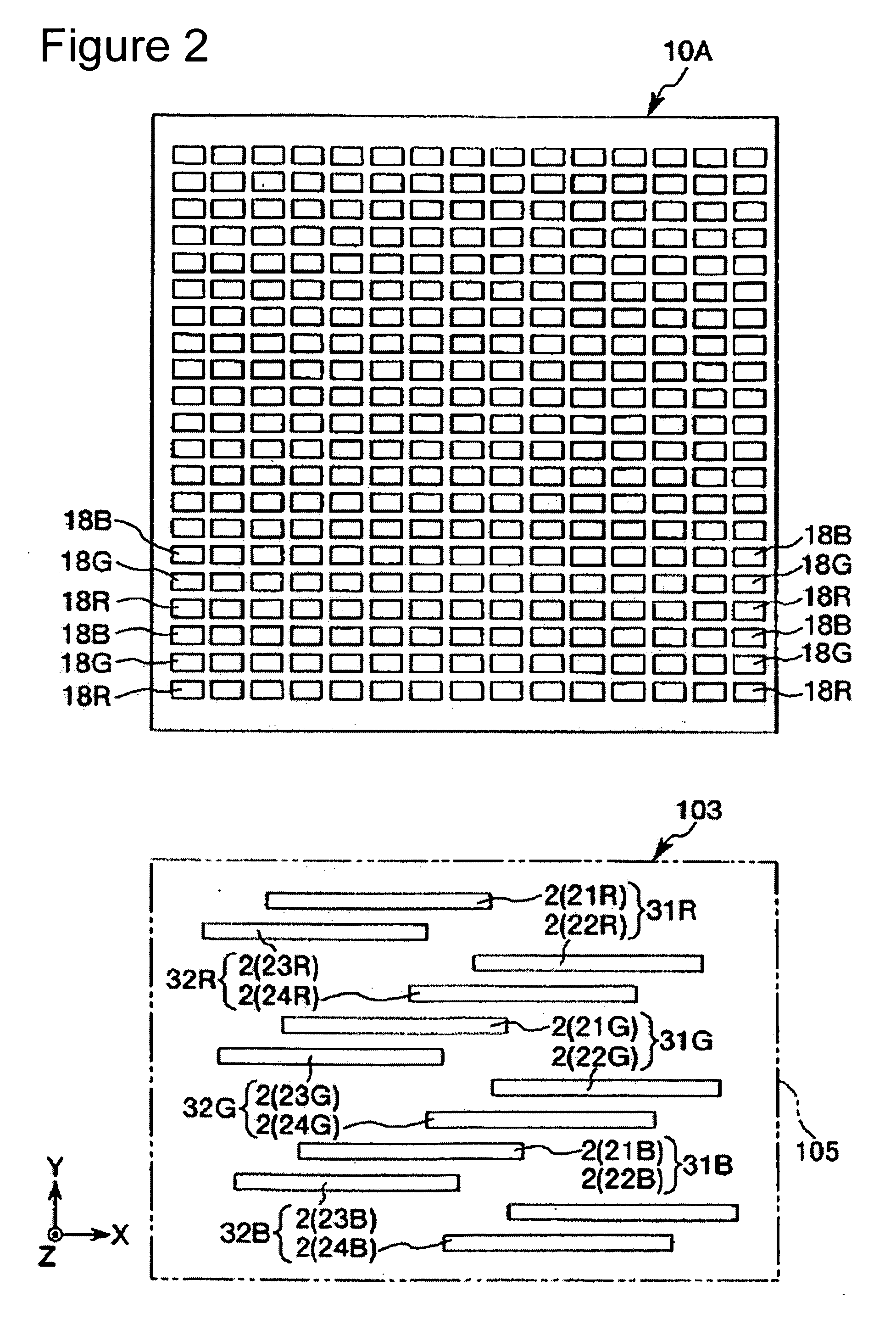 Substrate having color elements, film formation method, electro optical device, and electronic equipment