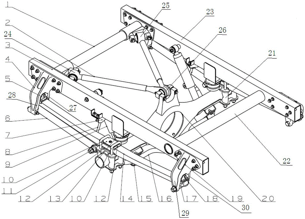 A kind of automobile suspension assembly