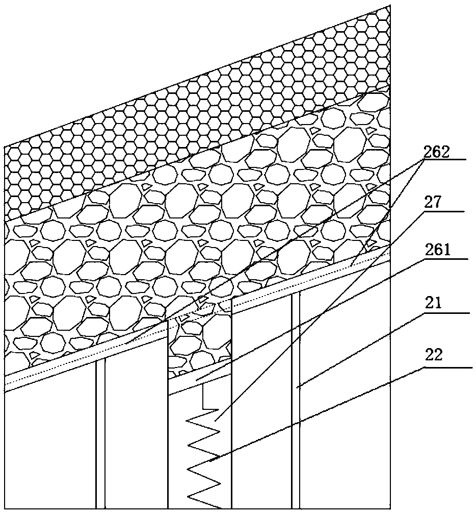 Testing device for simulating natural gas hydrate decomposition induced seabed slope instability