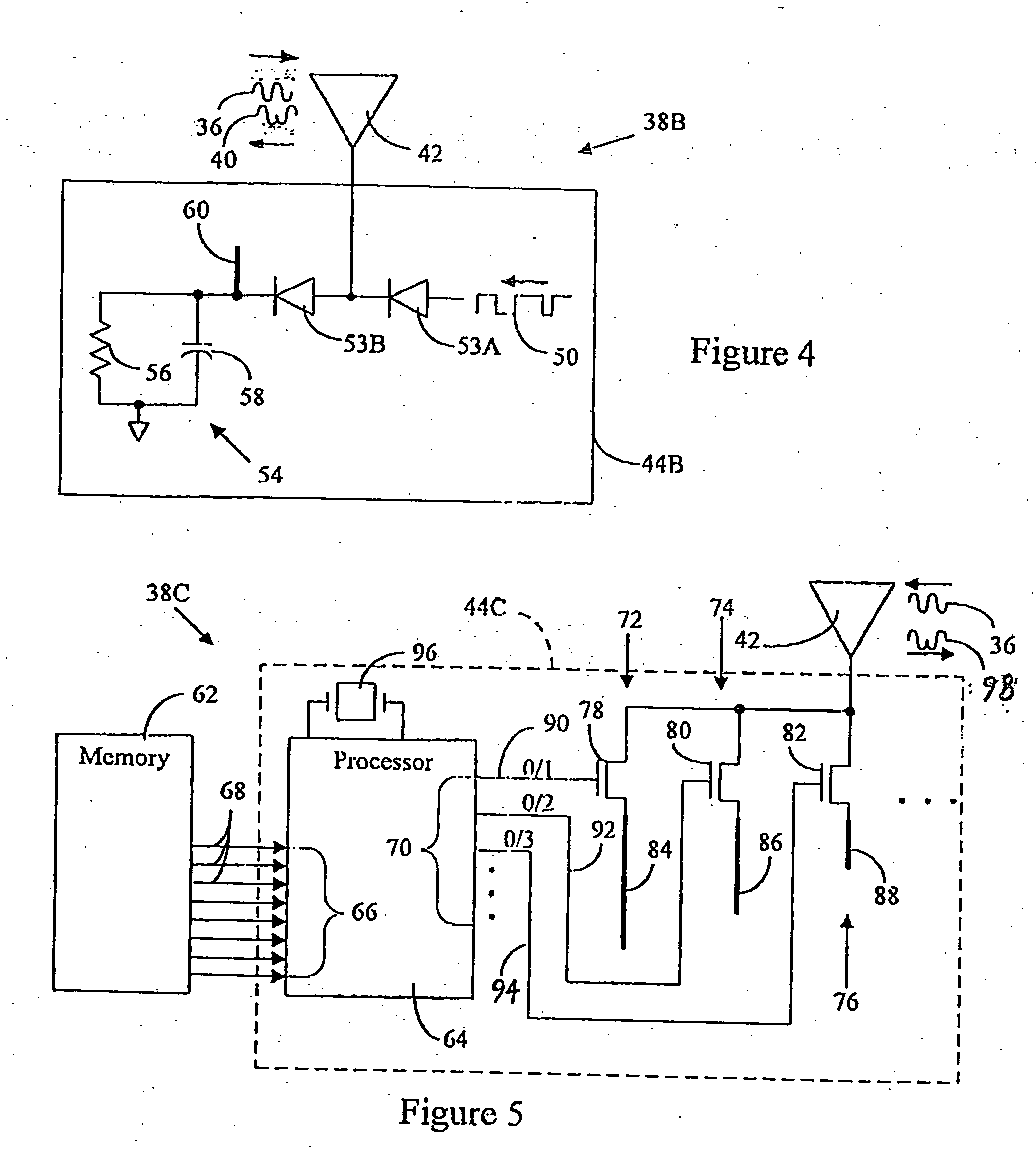 Phase modulation in RF tag