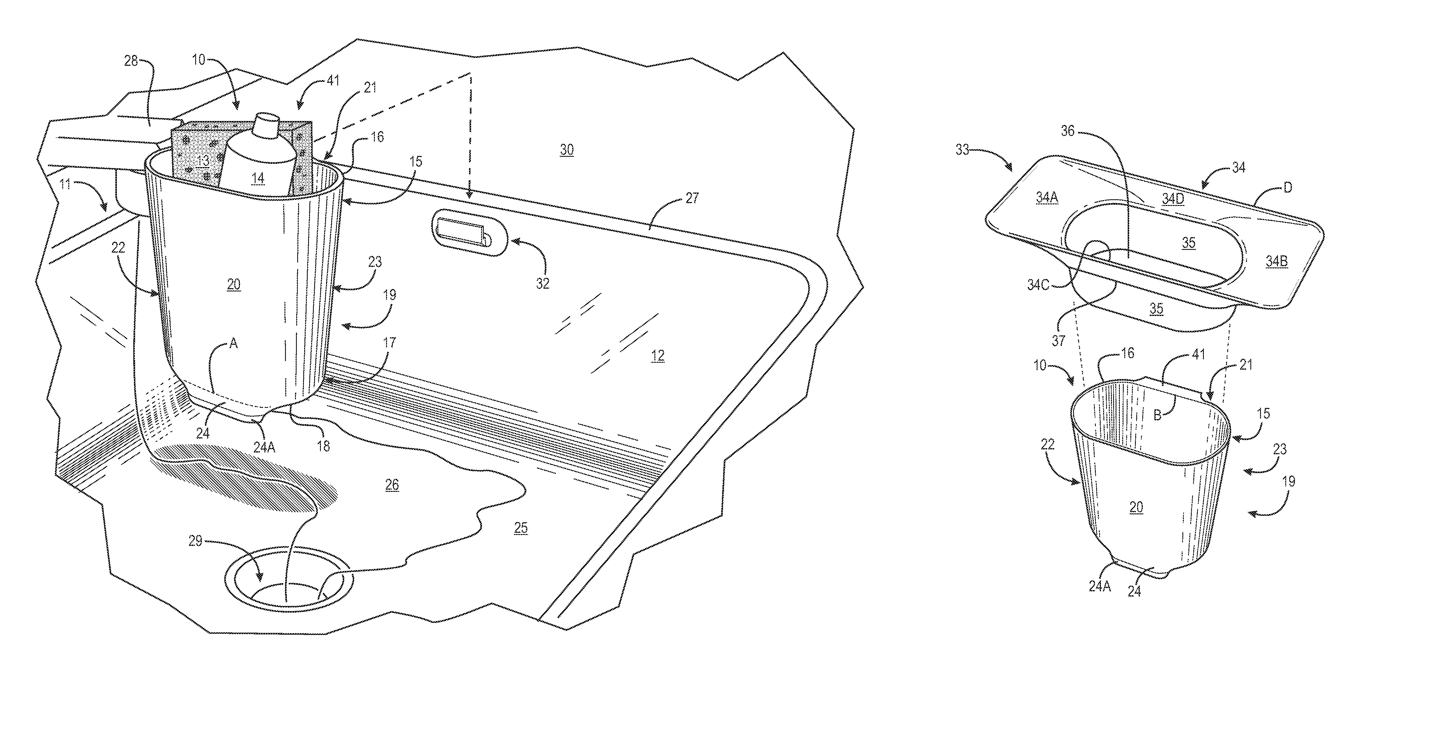 Sink container assembly