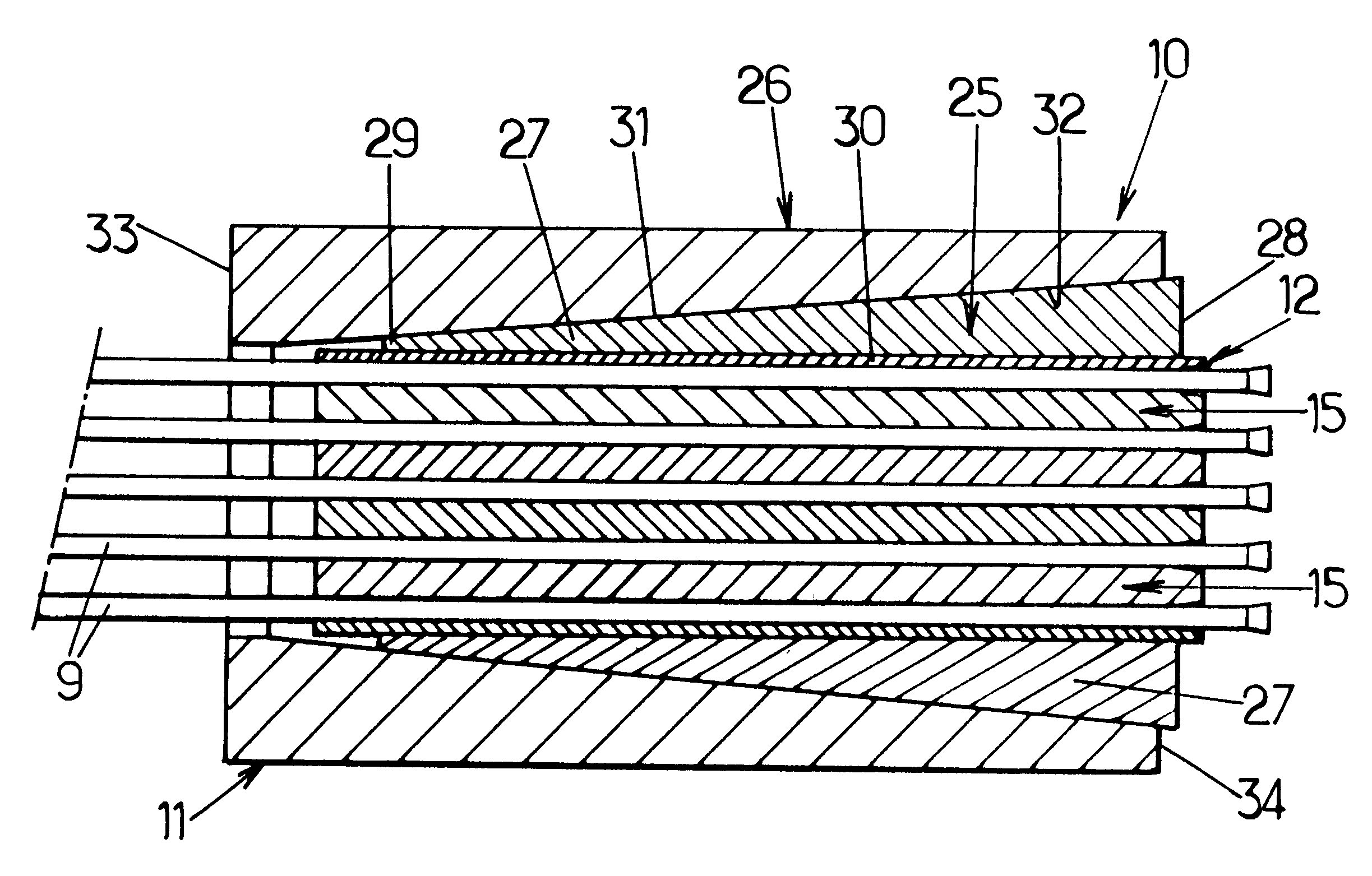 System for connecting a structural cable to a building work structure