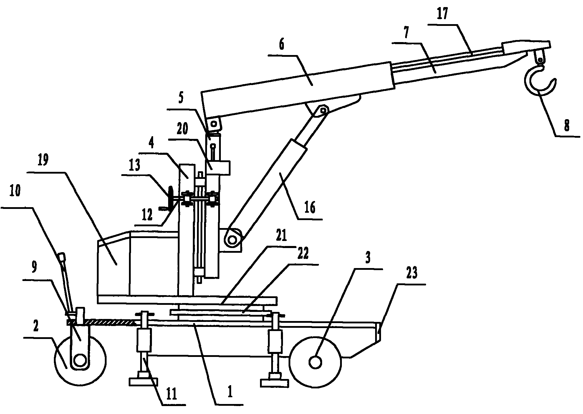 Direct current electric hoist