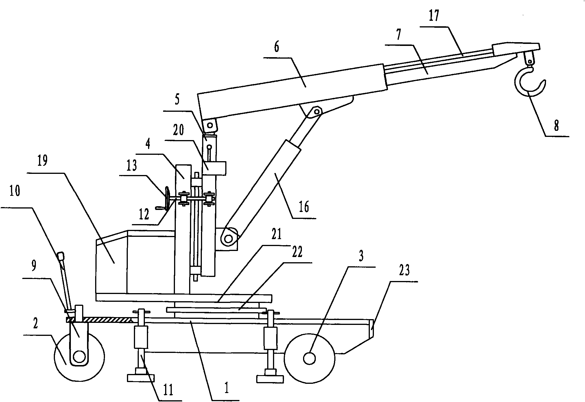 Direct current electric hoist